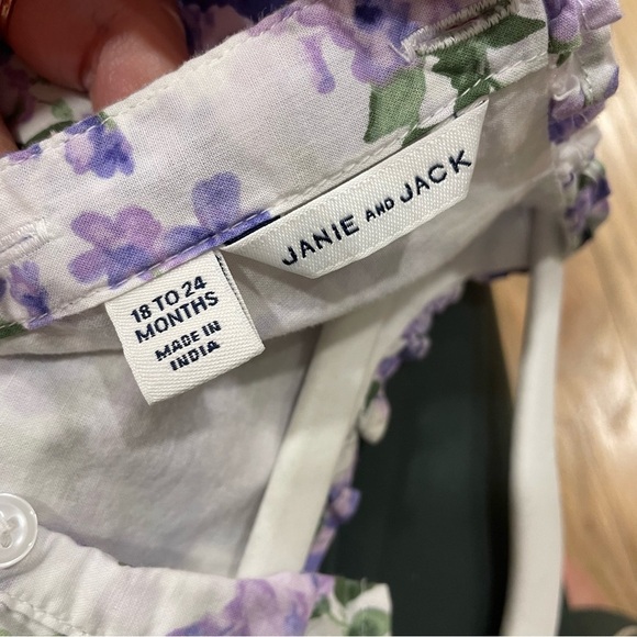 Janie and Jack The Petal Perfect Romper - Picture 5 of 6